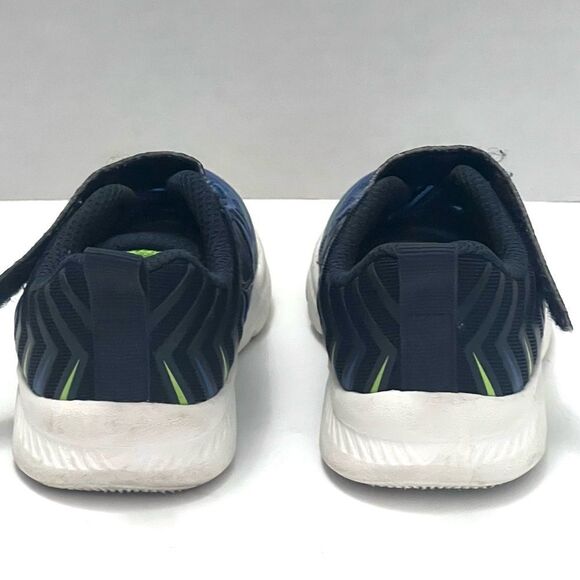 SKECHERS‎ Flex 2.0 Sneakers Toddler Sz 9 Blue Mesh Casual Stretch Athletic Shoes - Picture 10 of 13